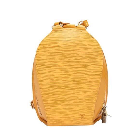 Yellow Louis Vuitton Epi Mabillon Backpack - Picture 1 of 6